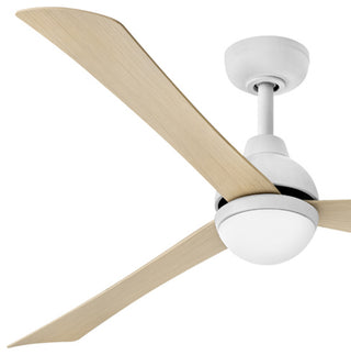 Hinkley Una LED Ceiling Fan, Matte White, 56"