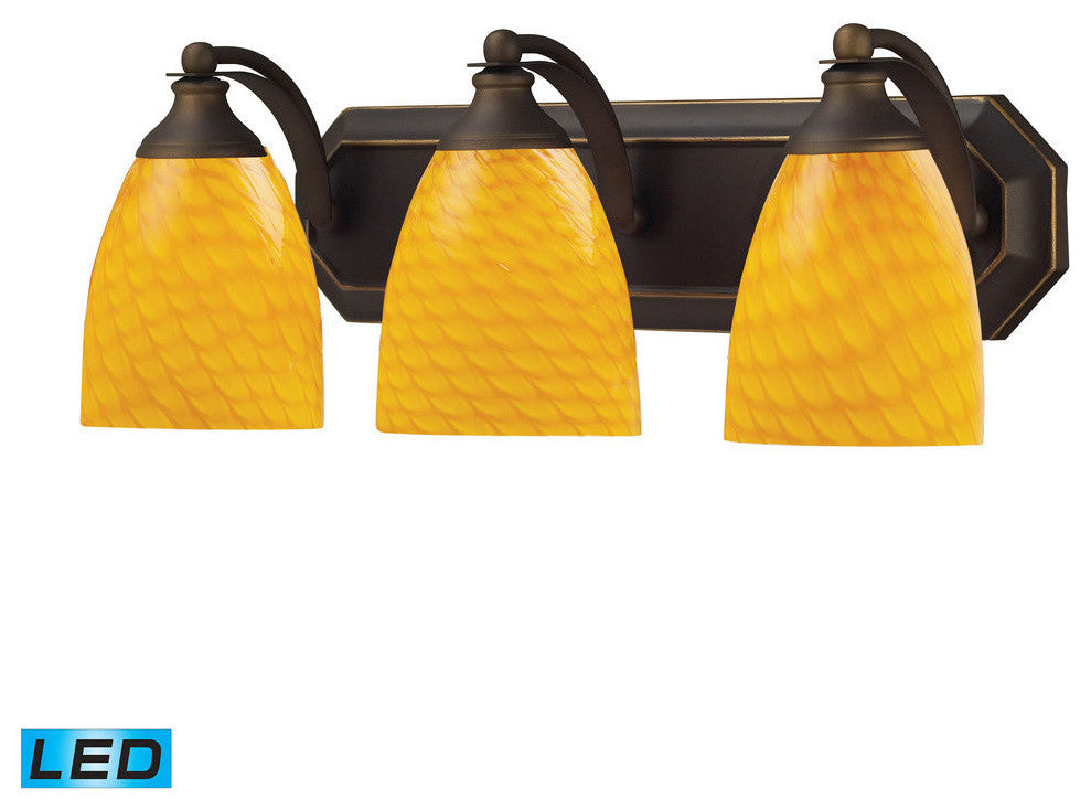 Elk Lighting 570-3B-CN-LED Bath and Spa 3-Light Vanity Light
