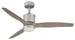 Hover 52" LED Fan in Brushed Nickel