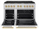 ZLINE 48" Gas Range, Stainless With White Matte SGRZ-WM-48-CB