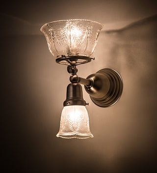 7.5 Wide Revival Gas & Electric 2 Light Wall Sconce