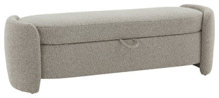 Safavieh Couture Danianna Boucle Bench, Light Brown
