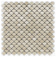 Crema Marfil Honed Fan Shape Marble Mosaic