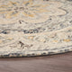 Summer Petals Area Rug, 4' Round