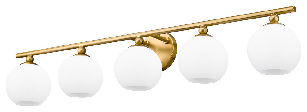 Z-LITE 5-Light Vanity, Modern Gold