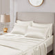 Madison Park Essentials Satin Luxury 6 PC Sheet Set, Ivory
