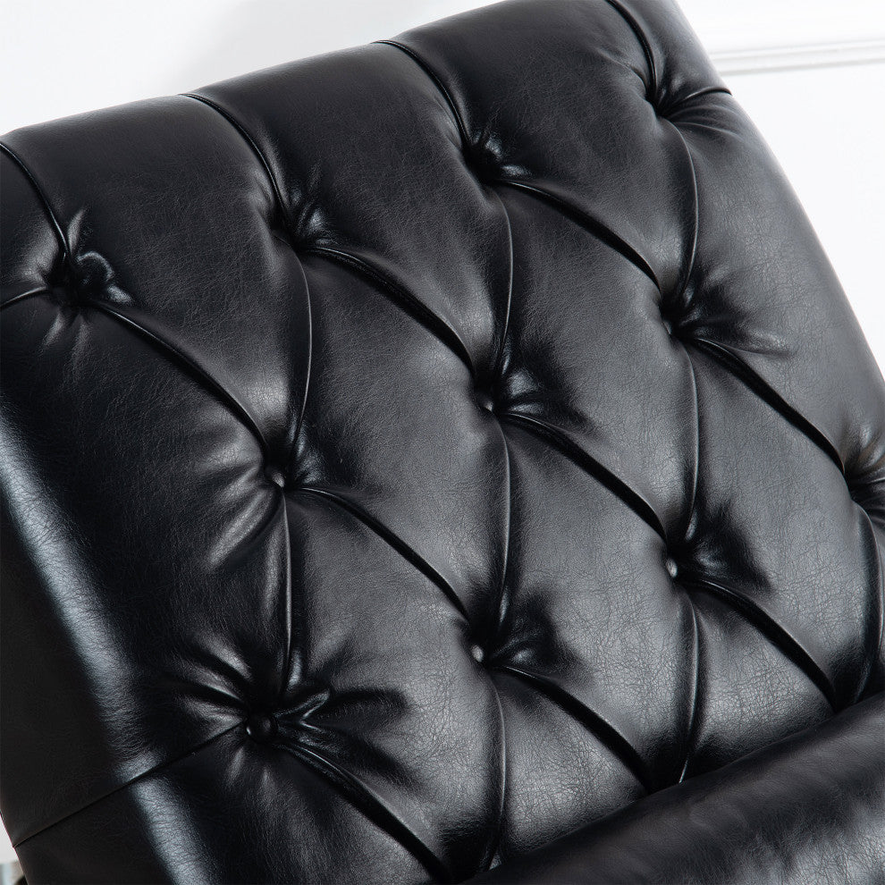 TATEUS PU Leather Upholstered Chaise Lounge