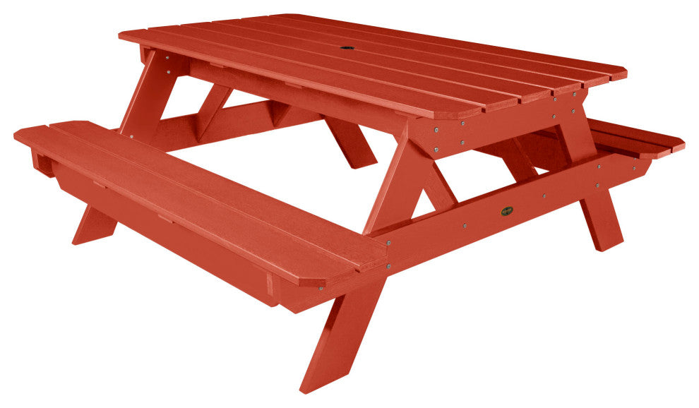 Sequoia National Picnic Table, Rustic Red
