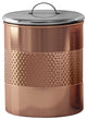 nu steel Hammered Canister Copper Finish, 1 Quart, 1 Quart