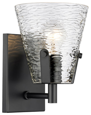 Z-LITE 1-Light Wall Sconce, Matte Black