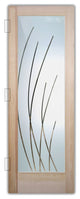 Interior Prehung Door or Interior Slab Door - Sleek Arcs - Douglas Fir...
