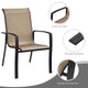 Costway Set of 16 Patio Dining Chair stackable Camping Garden Deck No Assemble