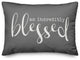 So Incredibly Blessed Outdoor Lumbar Pillow