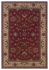 Oriental Weavers Ariana Collection Red/Ivory Oriental Indoor Area Rug 5'3"X7'9"