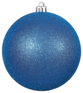 Vickerman 2.4" Blue Glitter Ball Ornament, 24 per Bag