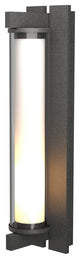 Fuse Large Outdoor Sconce, Coastal Natural Iron Finish, Clear Glass