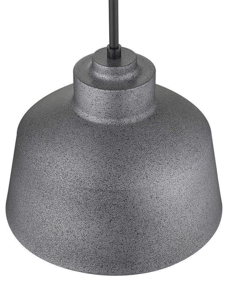 Barnes 1-Light Gray Convertible Pendant
