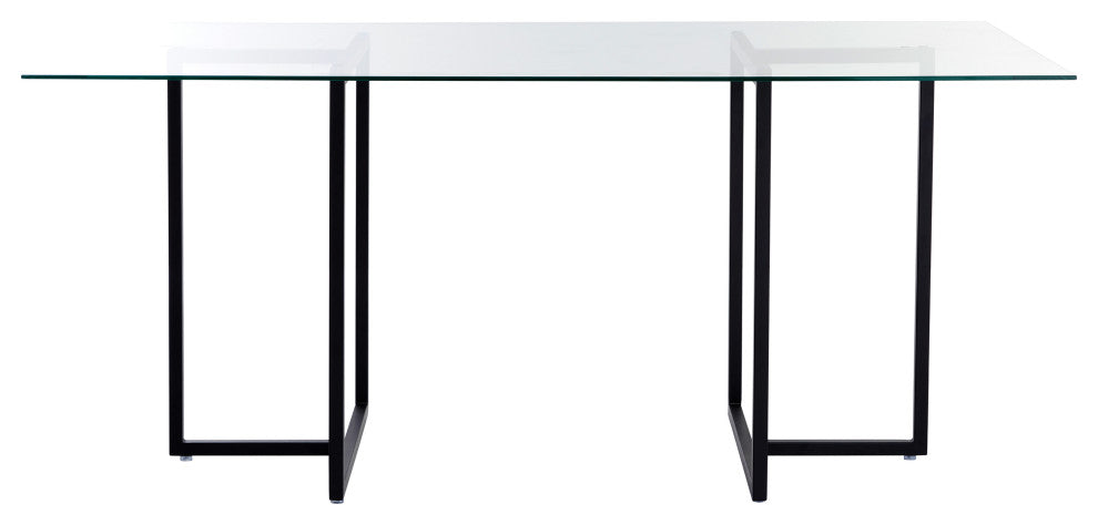Legend Rectangular Dining Table, Black, 36x66