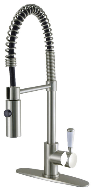 Gourmetier Single-Handle Pre-Rinse Kitchen Faucet, Brushed Nickel