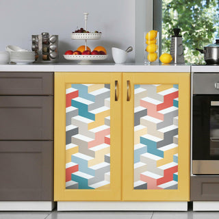 3D Steps Peel and Stick Wallpaper