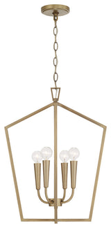 Capital Lighting 545941 Holden 4 Light 17"W Pendant - Aged Brass