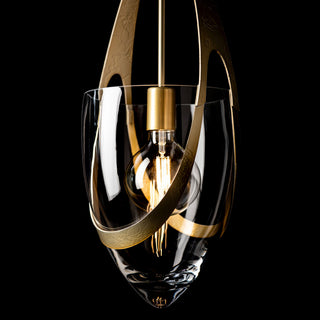 Vaso Pendant, Modern Brass