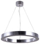 Halo LED Light Fixture, Chrome, 26