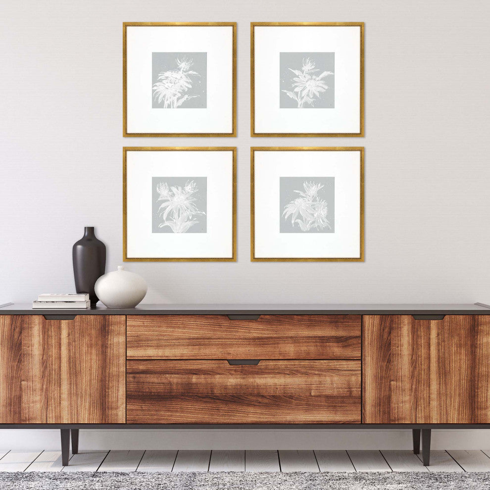 Echinacea Artwork 4-Piece Set