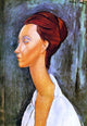 Amedeo Modigliani Lunia Czechovska, Gallery Wrapped Canvas Print, 18"x27"