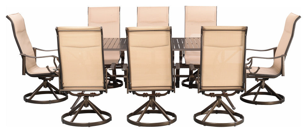 Westin 9pc Sling Dining Set - Tan