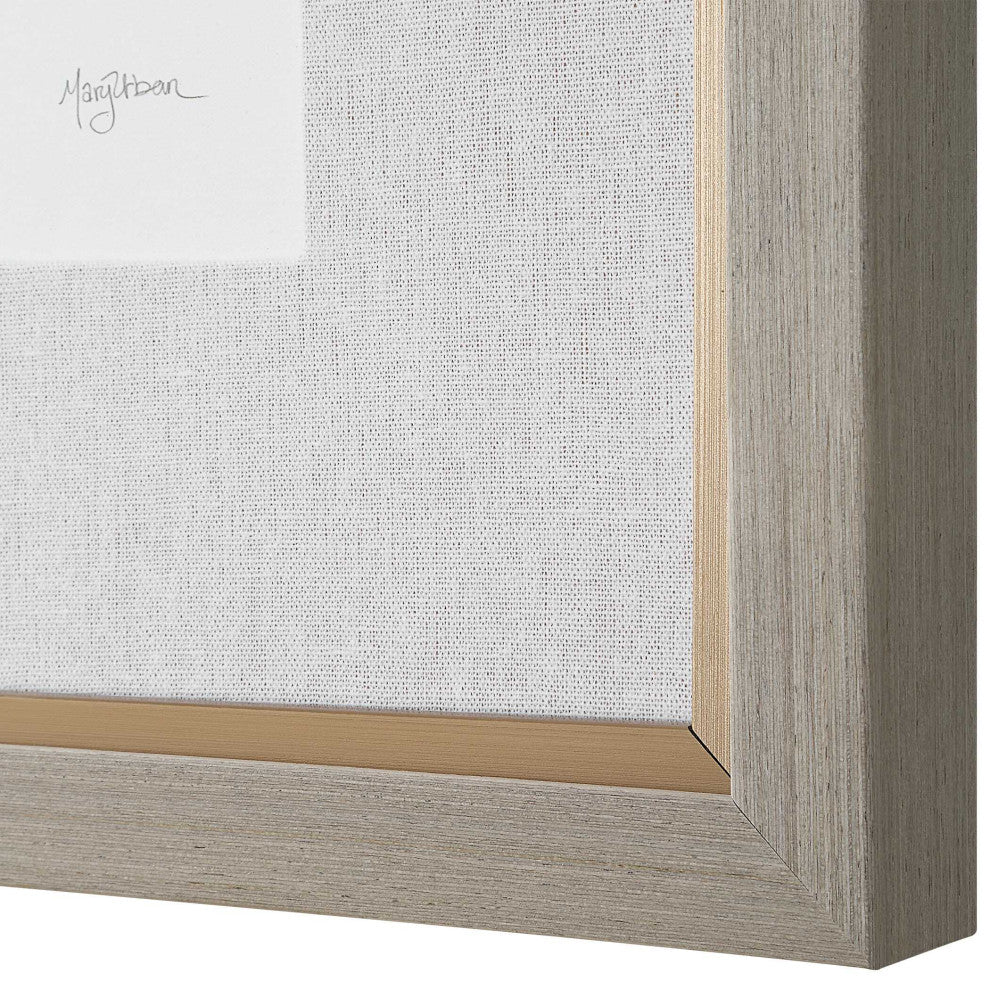 Uttermost Shibori Coral Framed Prints Set of 4