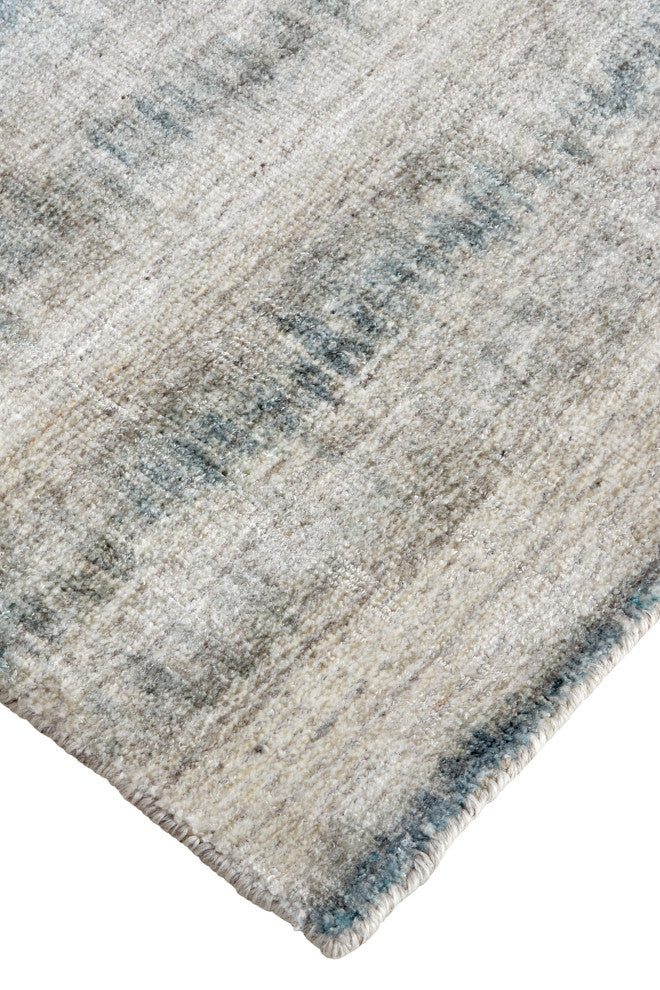 Weave & Wander Malana Rug, Aegean Blue/Warm Gray, 12ft x 15ft Aea Rug
