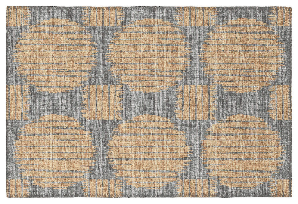 Indoor/Outdoor Sedona SN13 Eclipse Machine Washable 1'8" x 2'6" Rug