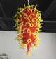 Artemis Lemon Yellow Orange Art Glass Lighting