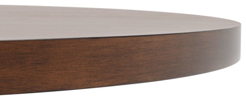 Safavieh Couture Luis Round Wood Dining Table, Medium Oak