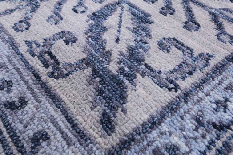 8' 1" X 10' 3" Handmade Turkish Oushak Wool Rug - Q13644