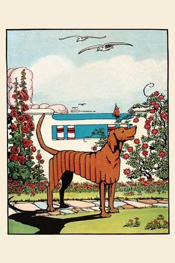 Gingerbread Dog- Paper Poster 20" x 30"