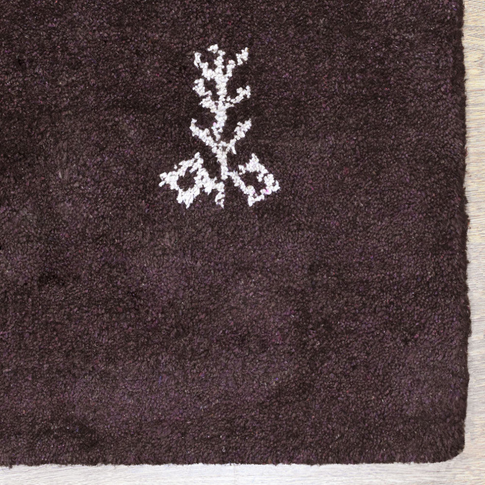 HAND KNOTTED LOOM SILK AREA RUGS-6'x9',Rectangle,Brown Beige,Contemporary