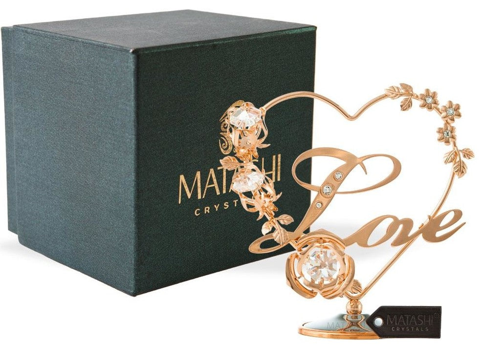 Rose Gold Plated Love Table Top Ornament
