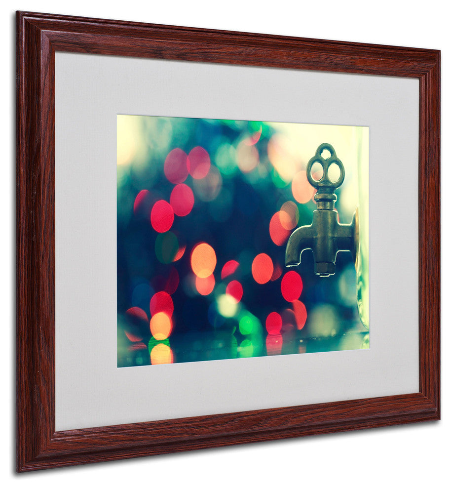 'The Magic is On' Matted Framed Canvas Art by Beata Czyzowska Young