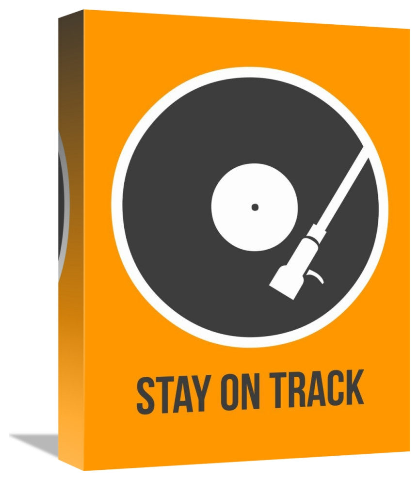 "Stay On Track Vinyl Poster 1" Fine Art Print