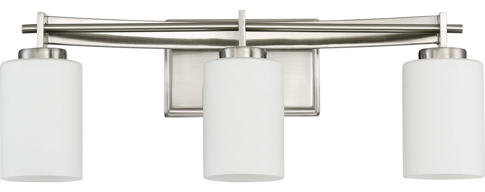 Quoizel TY8603BN Three Light Bath Fixture Taylor Brushed Nickel