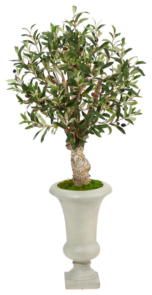 3.5' Olive Artificial Tree, Sand Colored Urn