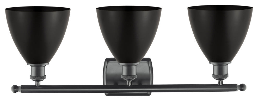 Ballston Dome Bath Vanity Light, Matte Black, Matte Black