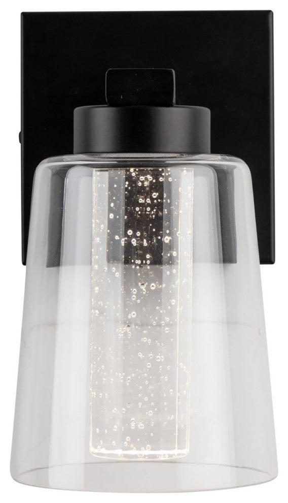 Dalton - 1-Light Bathroom Sconce - Black