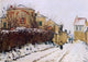 Camille Pissarro Rue de la Citadelle Pontoise Gallery Wrapped Canvas Print