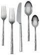 5-Piece Vera Wang Hammered 18/10 Stainless Flatware