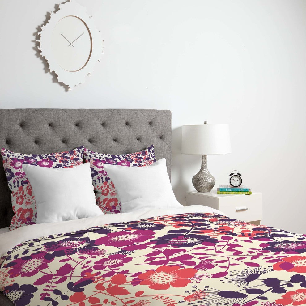 Deny Designs Khristian A Howell Provencal Lavender 2 Duvet Cover - Lightweight