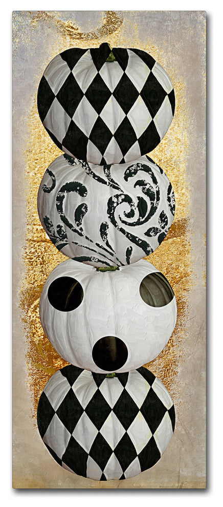 Color Bakery 'Mardigras Halloween' Canvas Art, 14x32