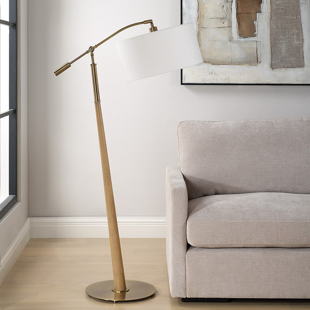 Uttermost Kennett Wooden Floor Lamp